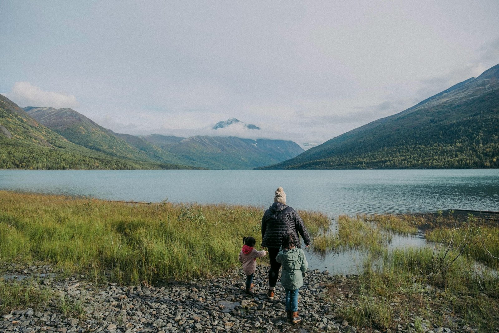 Kids enjoying their family life in Alaska