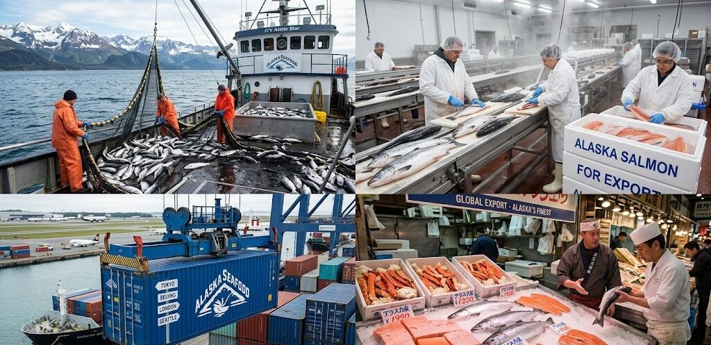 From Ocean to Export Market: The Journey of Alaska Seafood Around the World